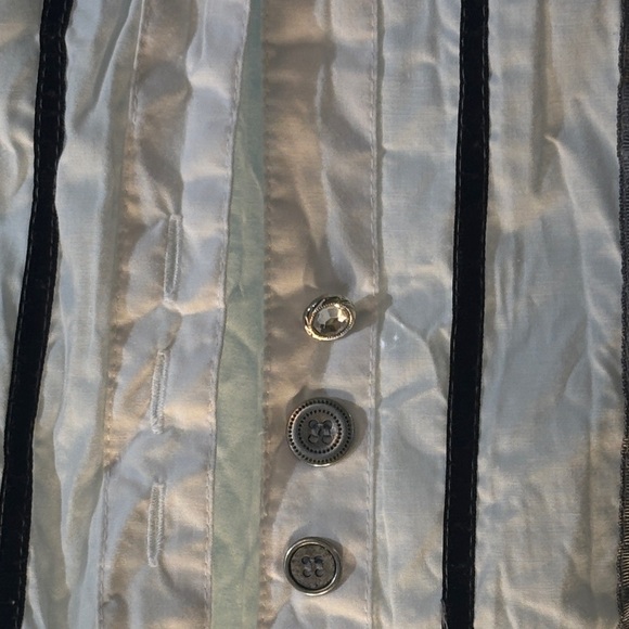 Christopher & Banks White and Gray Blouse - Picture 7 of 12